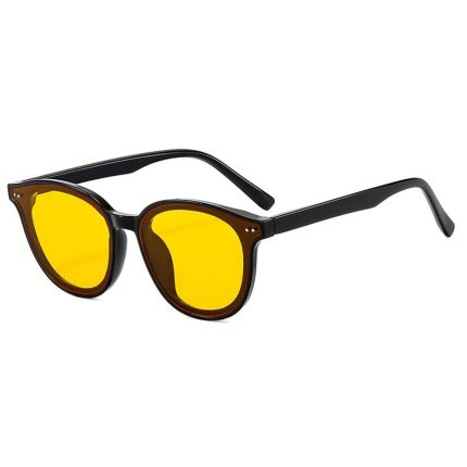 Women's Small Round Frame Sunglasses - Internet Celebrity Style, UV Protection Suitable for Driving (Unisex Option)