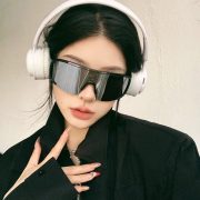 Unisex New Outdoor Cycling & Hiking Windproof Goggles - Large Frame Slimming Effect Sports Sunglasses - Image 2