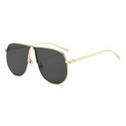 Men's High-Quality Metal Large-Frame Aviator Sunglasses with Euro-American Luxury Style - Image 2