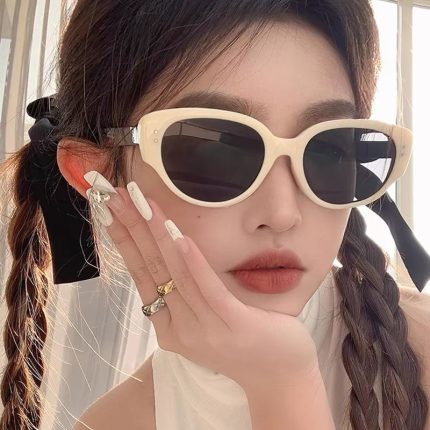 Women's Vintage Cat-Eye Sunglasses - Summer 'Hot Girl' Street Style, Trendy Premium UV Protection